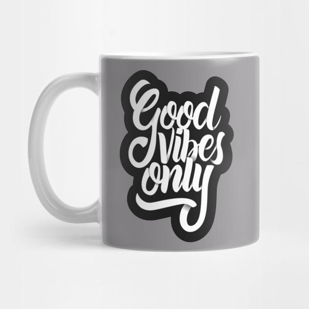 Good Vibes Only - Motivational Quotes Vintage Positive mind tee by storellc